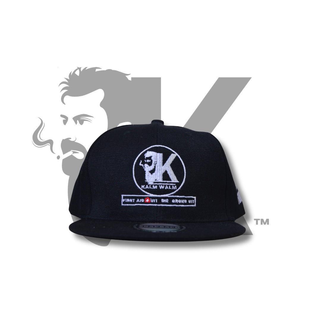 Flat Peek Cap Black