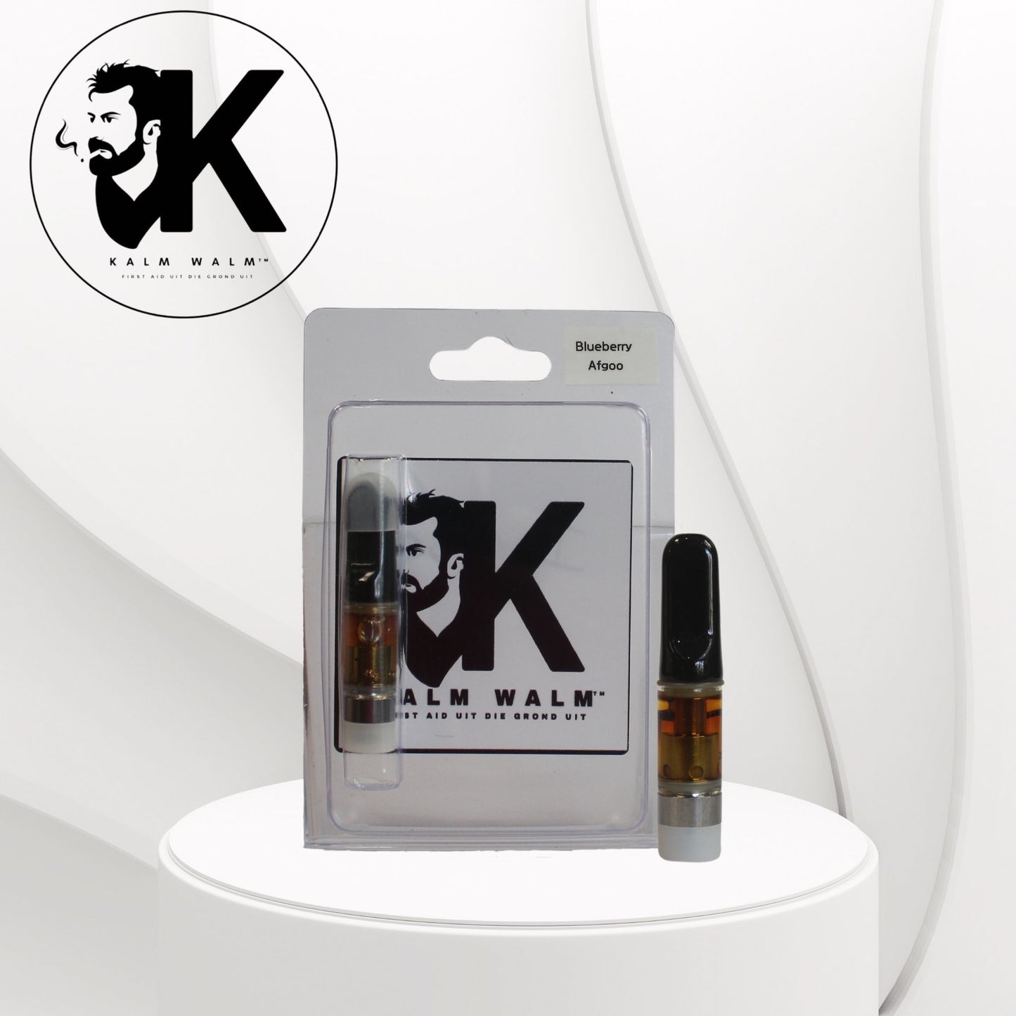 Kalm Walm CBD+ Blueberry Afgoo Vape patrone - 0,5 ml