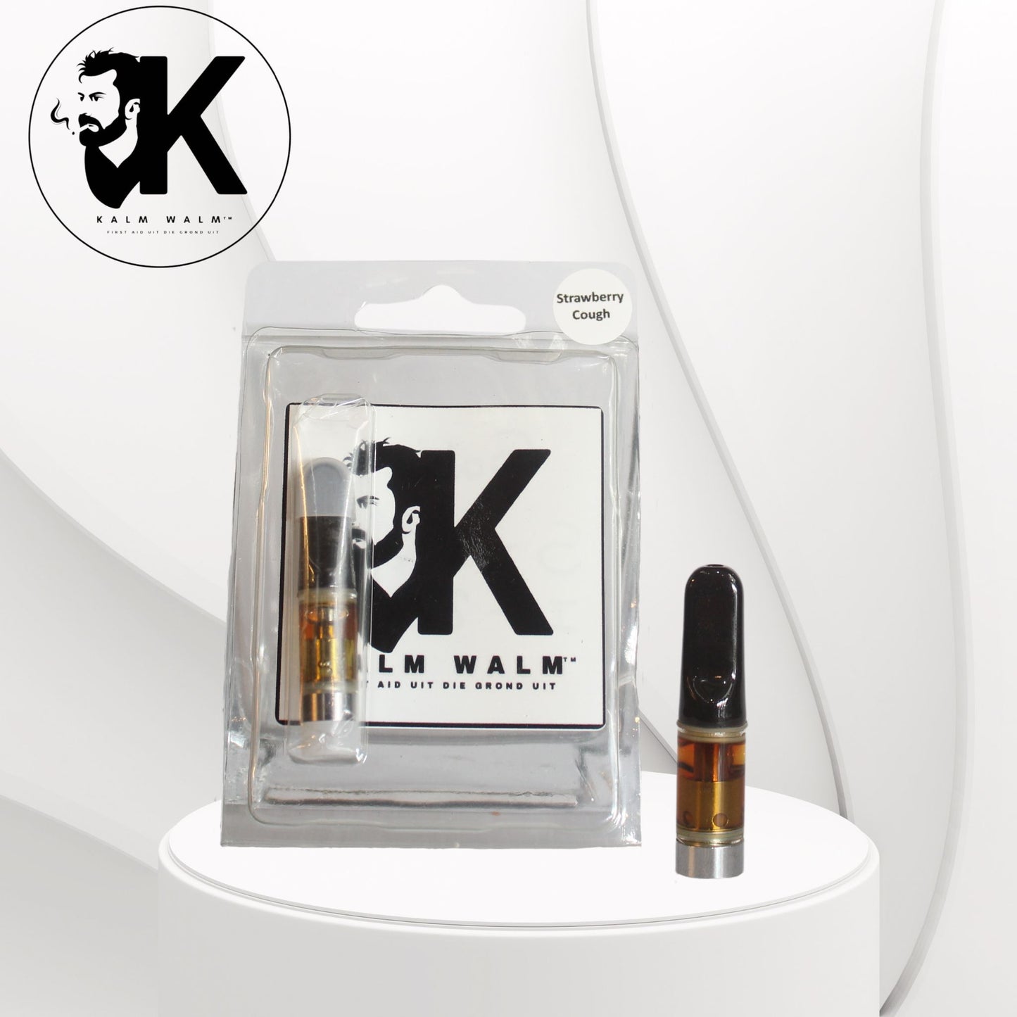 Kalm Walm CBD+ Strawberry Cough Vape patrone - 0,5 ml