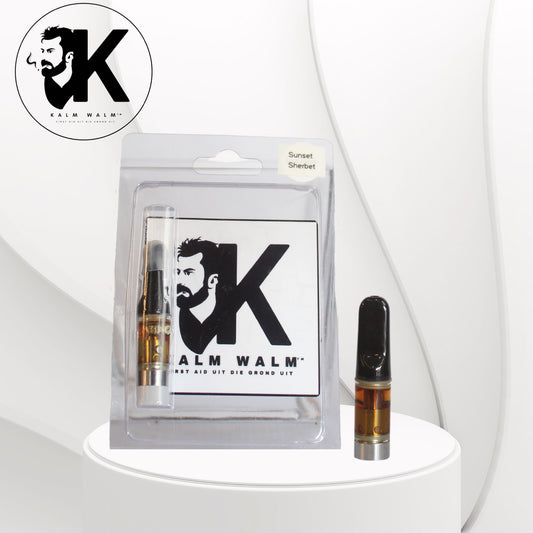 Kalm Walm CBD+ Sunset-sherbet Vape patrone - 0,5 ml