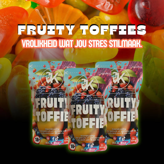 Kalm Walm Fruity Toffies 400mg CBD+