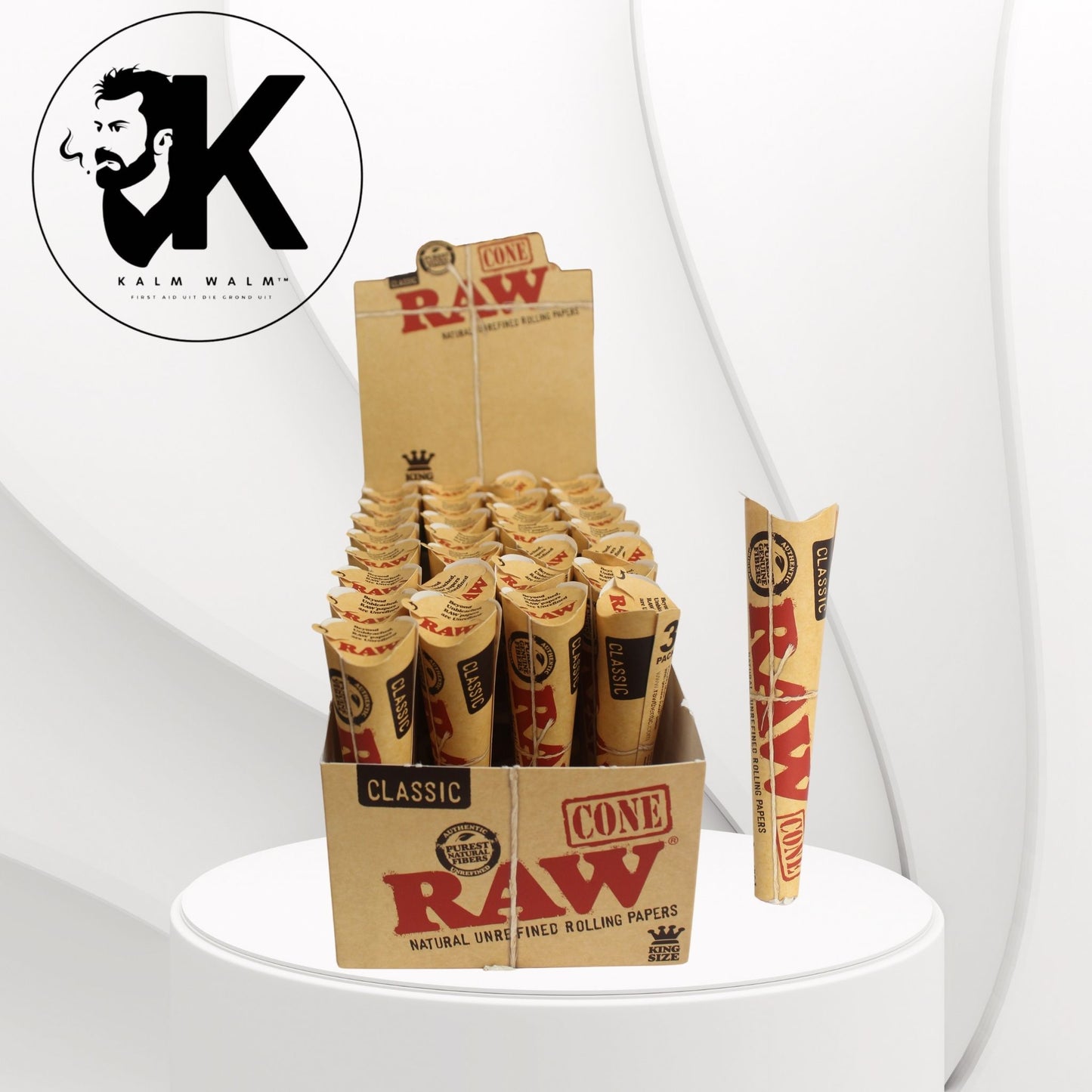 Kalm Walm Raw Cones - Kingsize