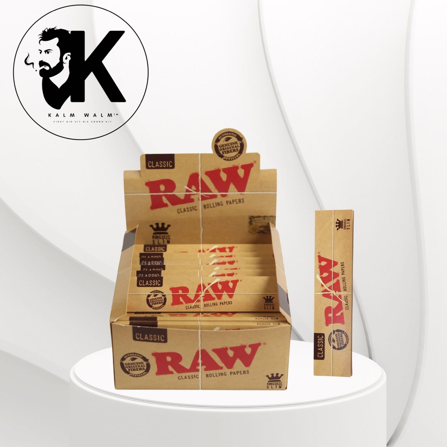 Kalm Walm Raw classic rolling papers